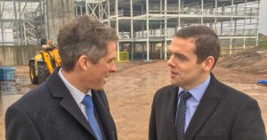 Douglas Ross with Gavin Williamson, Secretary of State for Defence
