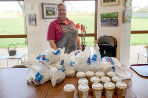 Catering assistant Marie Fraser