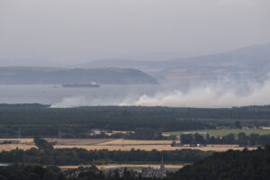 Fire, Culbin Forest, September 2020