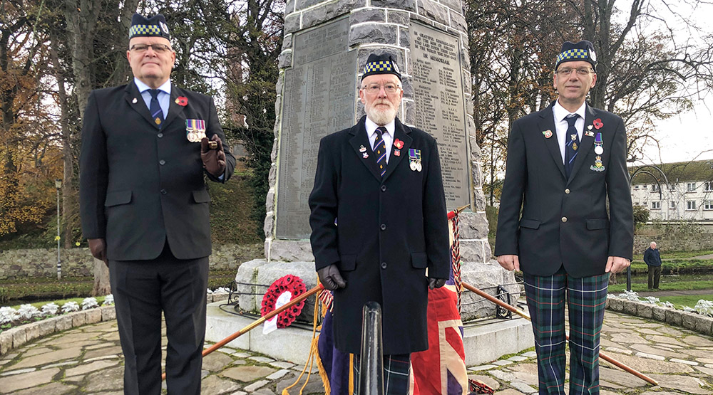 Remembrance Sunday Forres 2021